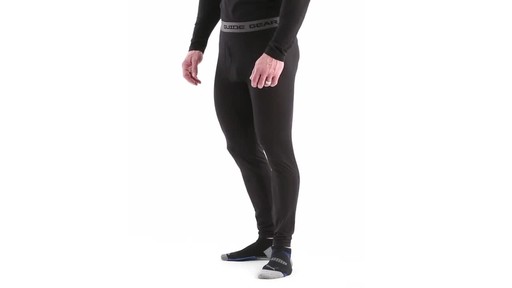 Guide Gear Men's Lightweight Base Layer Bottoms 360 View - image 9 from the video