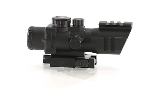 AIM Sports 4x32mm Tri-Illuminated Scope with Rapid Ranging Reticle 360 View - image 4 from the video