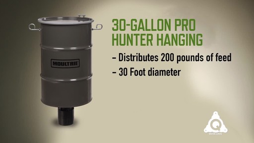 Moultrie 30-gallon Pro Hunter Hanging Deer Feeder - image 5 from the video