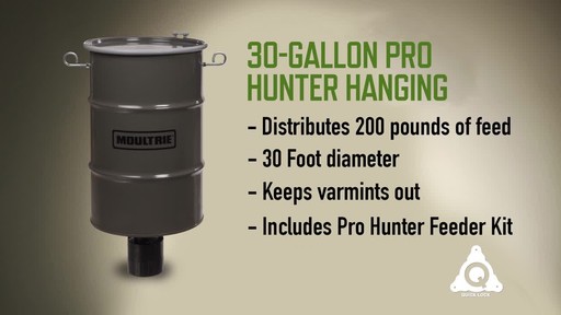 Moultrie 30-gallon Pro Hunter Hanging Deer Feeder - image 7 from the video