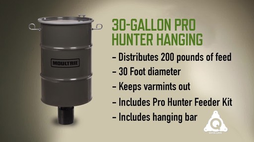 Moultrie 30-gallon Pro Hunter Hanging Deer Feeder - image 8 from the video