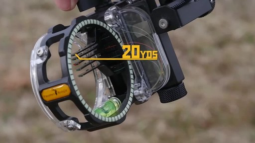 Trophy Ridge React H5 Archery Pin Sight Black - image 3 from the video