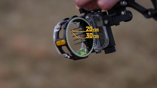 Trophy Ridge React H5 Archery Pin Sight Black - image 5 from the video