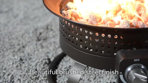 Aurora Steel Gas Fire Pit - image 2 from the video
