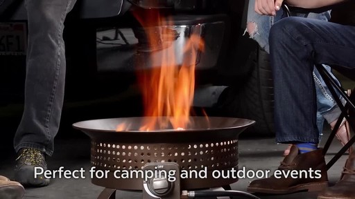 Aurora Steel Gas Fire Pit - image 8 from the video