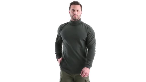 Guide Gear Men's Turtleneck Long-Sleeve Shirt 360 View - image 9 from the video