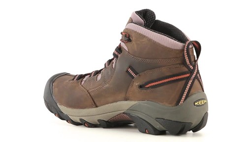KEEN Utility Men's Detroit Waterproof Mid Soft Toe Work Boots 360 View - image 6 from the video
