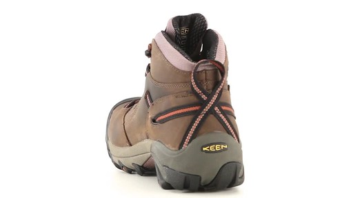 KEEN Utility Men's Detroit Waterproof Mid Soft Toe Work Boots 360 View - image 7 from the video