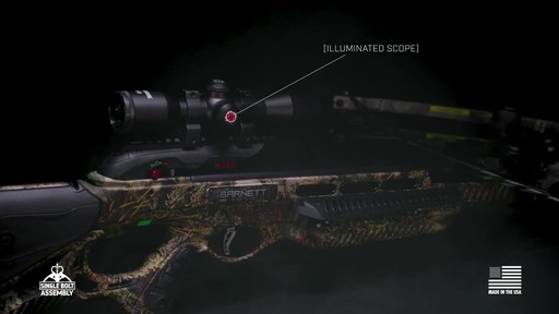 Barnett Ghost 375 Crossbow Package with 4x32mm Illuminated Scope - image 7 from the video