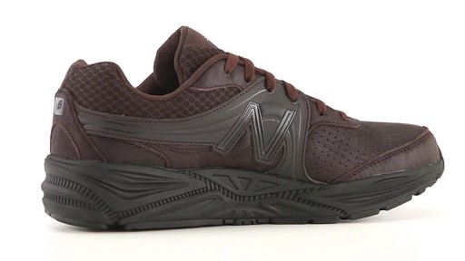 New Balance Men's 840 Country Walkers Brown 360 View - image 9 from the video
