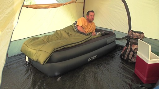 Intex Twin Air Bed Mattress with Built-In Electric Pump - image 1 from the video