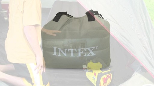 Intex Twin Air Bed Mattress with Built-In Electric Pump - image 9 from the video