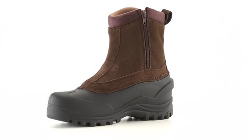 Guide Gear Men's Insulated Side Zip Winter Boots 600 Gram 360 View - image 1 from the video