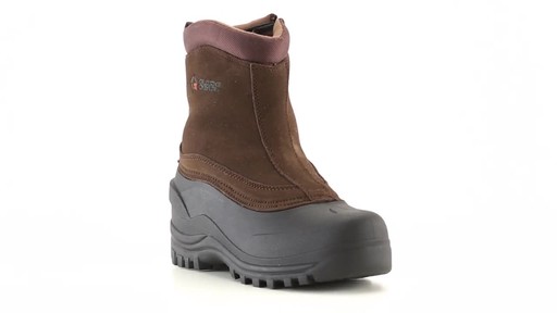Guide Gear Men's Insulated Side Zip Winter Boots 600 Gram 360 View - image 4 from the video
