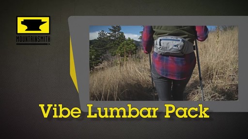 Mountainsmith Vibe Lumbar Pack - image 2 from the video