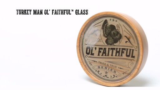 Flextone Ol' Faithful Glass Pot Turkey Call - image 7 from the video