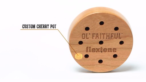 Flextone Ol' Faithful Glass Pot Turkey Call - image 8 from the video