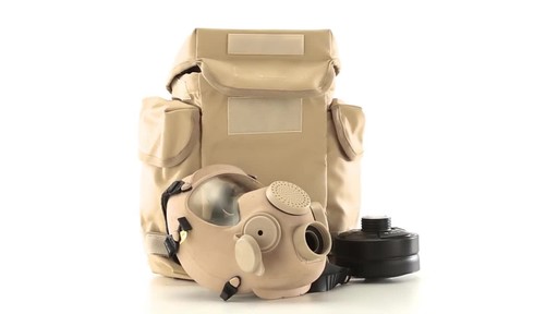 French Military Surplus MP-5 Gas Mask with Bag and Filter New - image 1 from the video