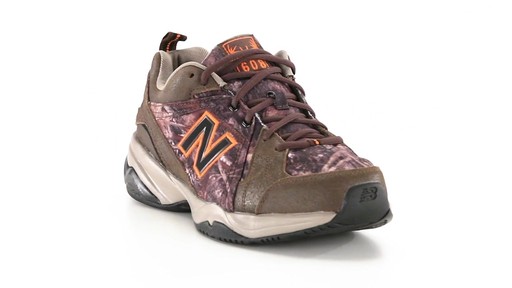 New Balance Men's 608V4 Walking Shoes Camo 360 View - image 1 from the video