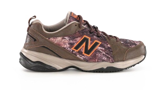 New Balance Men's 608V4 Walking Shoes Camo 360 View - image 10 from the video