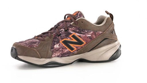 New Balance Men's 608V4 Walking Shoes Camo 360 View - image 4 from the video