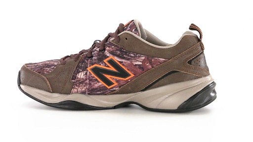 New Balance Men's 608V4 Walking Shoes Camo 360 View - image 5 from the video