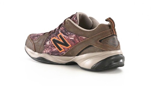 New Balance Men's 608V4 Walking Shoes Camo 360 View - image 6 from the video