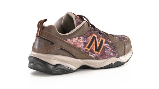 New Balance Men's 608V4 Walking Shoes Camo 360 View - image 9 from the video