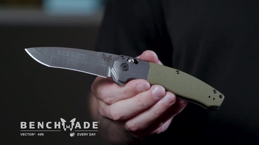 Benchmade 496 Vector Axis Assist Folding Knife - image 5 from the video
