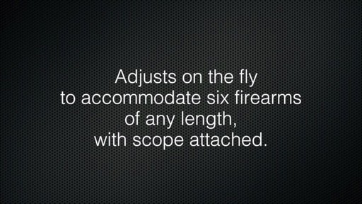 SecureIt Tactical Model 52 Gun Cabinet holds 6 Rifles with patented CradleGrid technology - image 1 from the video