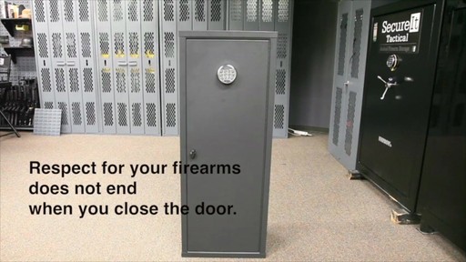 SecureIt Tactical Model 52 Gun Cabinet holds 6 Rifles with patented CradleGrid technology - image 10 from the video