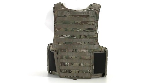 U.S. Military Surplus MOLLE Plate Carrier Vest New 360 View - image 7 from the video
