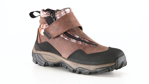 Guide Gear Men's Shadow Ridge Waterproof Zip-Up Hunting Boots 360 View - image 8 from the video