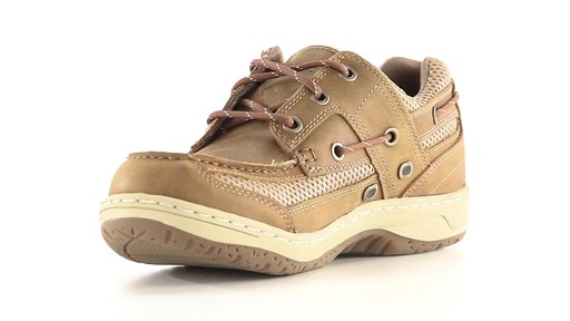 Guide Gear Men's Fisherman's 3 Eye Boat Shoes 360 View - image 1 from the video