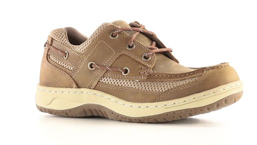Guide Gear Men's Fisherman's 3 Eye Boat Shoes 360 View - image 4 from the video