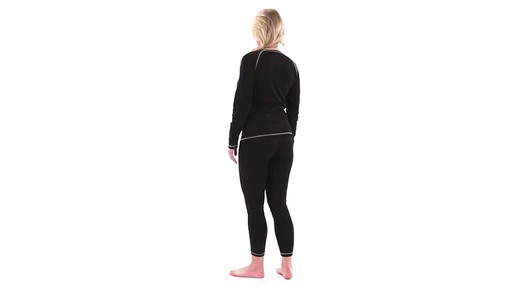 Guide Gear Women's Midweight Base Layer Bottoms 360 View - image 6 from the video