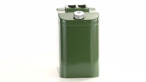 U.S. Military Style Steel Jerry Can 30 Liter Reproduction 360 View - image 4 from the video