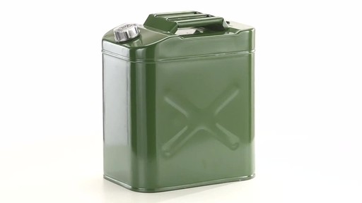 U.S. Military Style Steel Jerry Can 30 Liter Reproduction 360 View - image 6 from the video