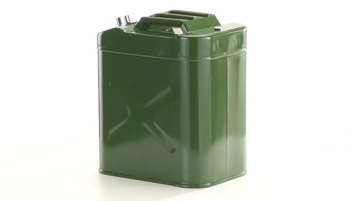 U.S. Military Style Steel Jerry Can 30 Liter Reproduction 360 View - image 8 from the video