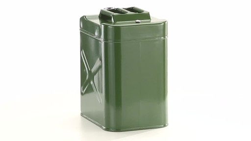 U.S. Military Style Steel Jerry Can 30 Liter Reproduction 360 View - image 9 from the video