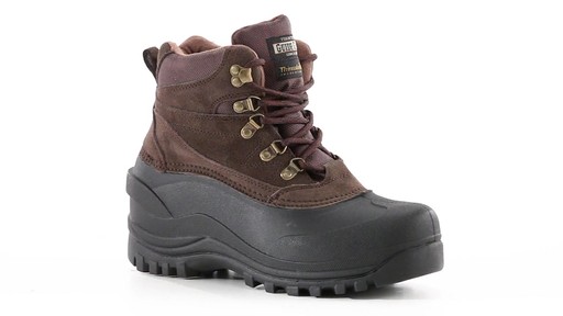 Guide Gear Men's Insulated Winter Boots 600 Grams 360 View - image 3 from the video