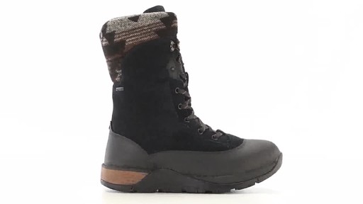 Muck Women's Glacier Trek Arctic Apres II Lace-up Waterproof Suede Boots - image 4 from the video