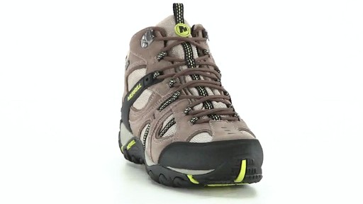 Merrell Men's Yokota Trail Mid Waterproof Hiking Shoes 360 View - image 1 from the video