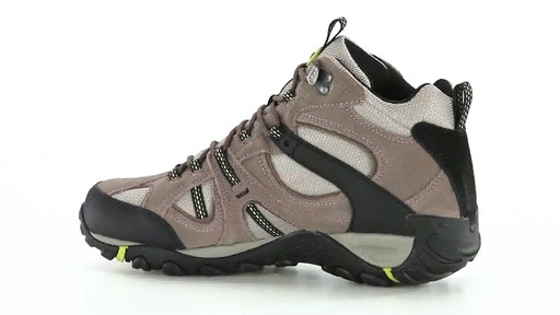 Merrell Men's Yokota Trail Mid Waterproof Hiking Shoes 360 View - image 5 from the video