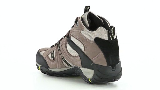 Merrell Men's Yokota Trail Mid Waterproof Hiking Shoes 360 View - image 6 from the video
