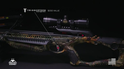Barnett Whitetail Hunter II Compound Crossbow Package 4x32mm Scope - image 10 from the video