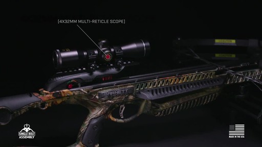 Barnett Whitetail Hunter II Compound Crossbow Package 4x32mm Scope - image 6 from the video