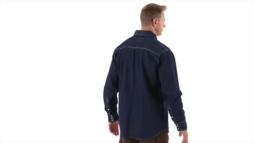 Guide Gear Men's Long Sleeve Denim Shirt 360 View - image 4 from the video