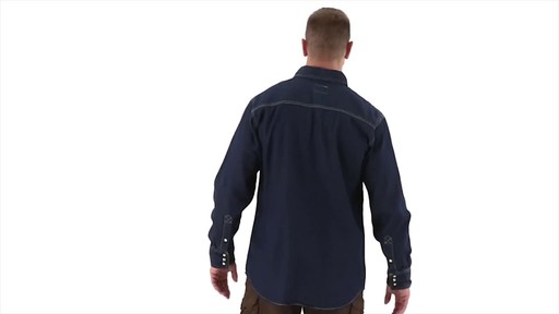 Guide Gear Men's Long Sleeve Denim Shirt 360 View - image 5 from the video