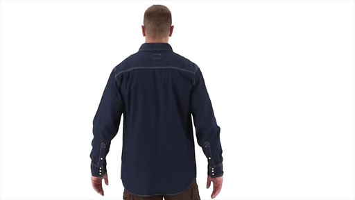 Guide Gear Men's Long Sleeve Denim Shirt 360 View - image 6 from the video